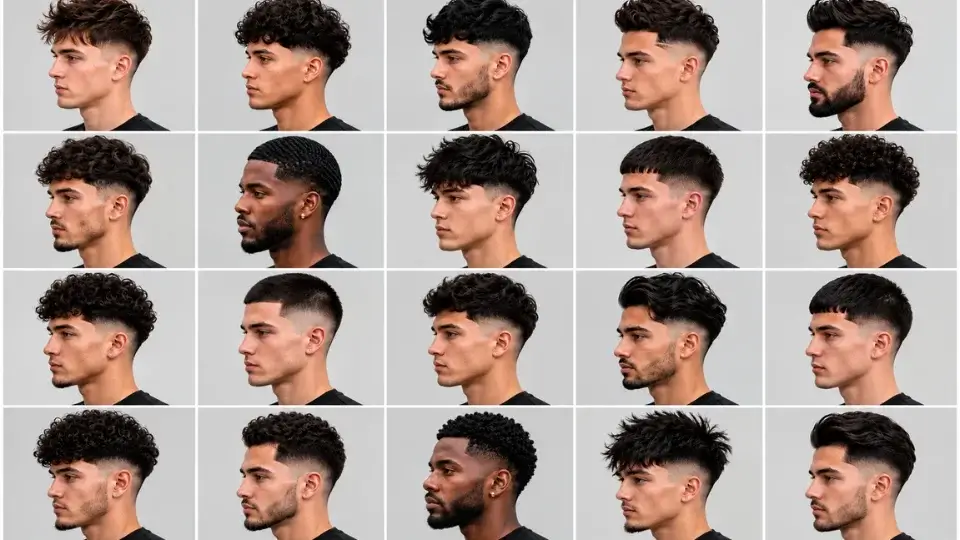 20 best low fade haircuts for men in 2026 featuring modern low fade hairstyle ideas for straight, curly, wavy, and textured hair.